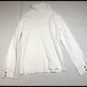 Girls Gymboree white turtleneck